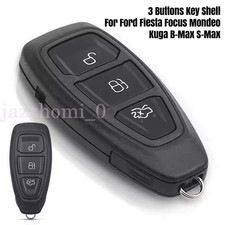 3 Button Remote Key Fob Case Shell For Ford Fiesta Focus Mondeo Kuga B-Max S-Max