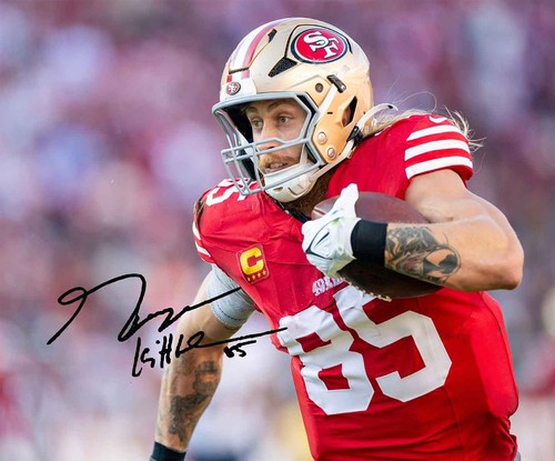 George kittle signed auto - signed,