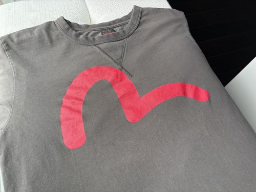 Vintage evisu big - logo, t