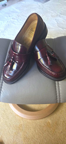 Barker men burgundy leather - barker,