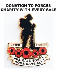 SOLDIER WITH RED POPPIE FLOWER