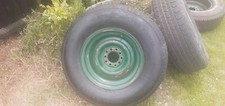 Chevy Apache/Ford truck steel wheelsx4 with 235/75/15 Cooper  whitewall tyres