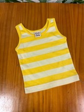 Katvig yellow striped undershirt size 9-12months