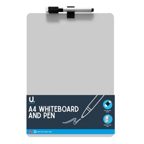 Whiteboard magnetic double - a4,