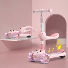 Pink 3 Wheeled Scooter