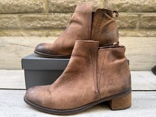 Womens Office Brown Waxed