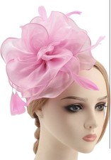 DRESHOW Fascinators Hat for Women Cocktail Tea Party Headwear Flower & Headband