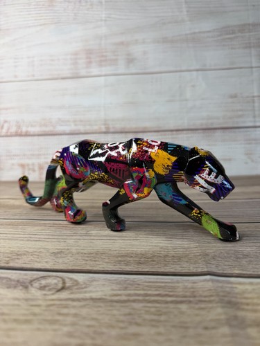 Colourful leopard resin - leopard,