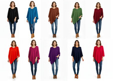 Women's Cashmere Blend Poncho