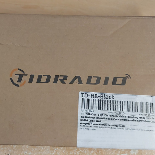 Tidradio black ham radio - black,