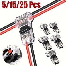 5-25Pc 12V T2 Wire Cable Snap