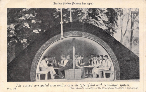 Nissen hut surface - hut, shelter
