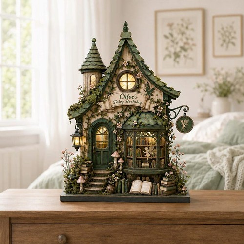 Enchanted fairy bookshop - fairy,