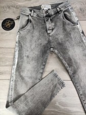 SikSilk Mens Jeans Paint