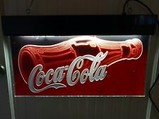 Vintage Coca Cola Light Up Advertising Sign Home Bar Mancave Gift Idea Collector