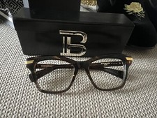 Balmain Akoni Japan Dark Brown Tortoise Sentinelle III Glasses Frames NEW