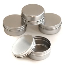 Metal Storage Tin Small Round