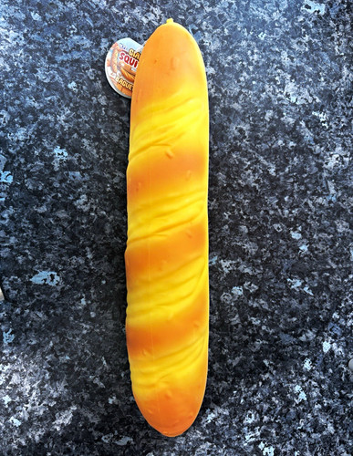 Yellow orange baguette bread - yellow,