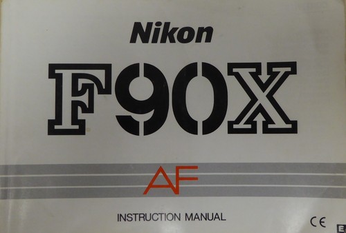 Genuine nikon f90x - f90x, instruction