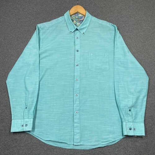 Gabicci shirt light teal blue - gabicci,