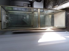 2 large jewellery shop display cabinets with lights
