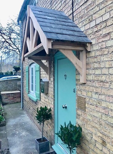 Oak porch canopy 1400mm - oak,