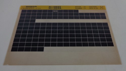 Microfiche spare parts - microfiche, catalog