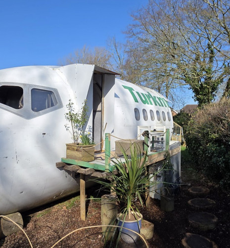Boeing 717 aircraft glamping - 717,