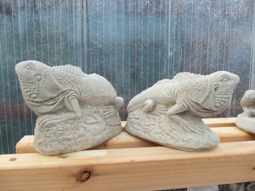 Stone garden statues - statues,