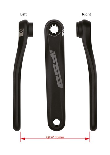 Fsa ebike chainset 602 isis - chainset,