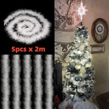 5pcs 2m White Feather