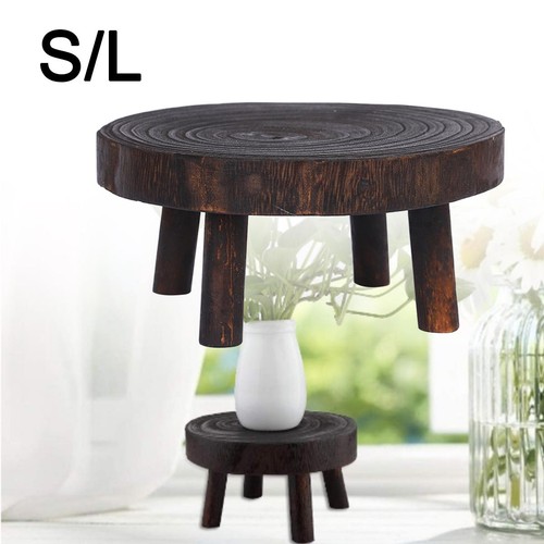 Wooden plant holder flower pot - wooden,