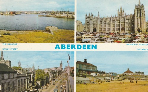 Vintage aberdeen postcard 1968 - postcard,