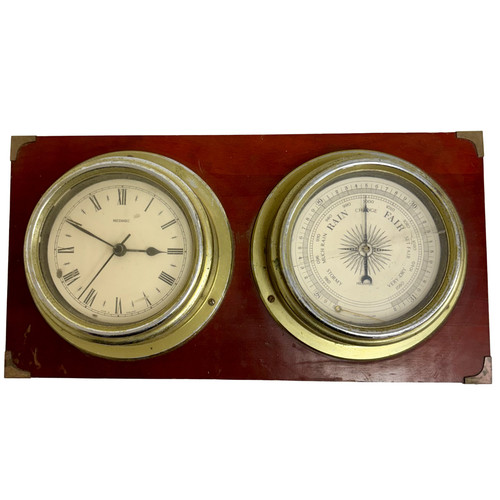 Vintage metamec ship clock - metamec,