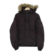 North Face Ski Jacket Womens Size M Brown Full Zip Waterproof Hooded Skiing