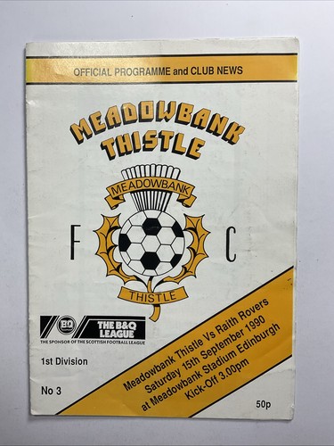 Meadowbank thistle raith - v,