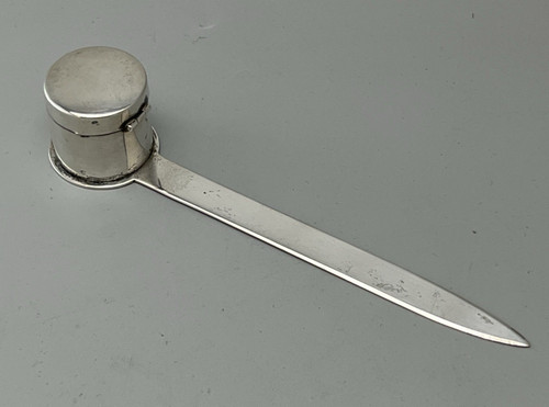 Antique sterling silver stamp - antique,