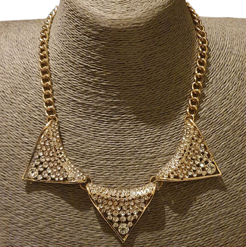 Statement gold tone chain - statement,