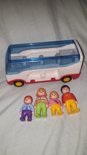 Playmobil bus and people - playmobil,