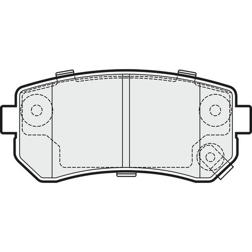 Apec blue brake pads - blue,