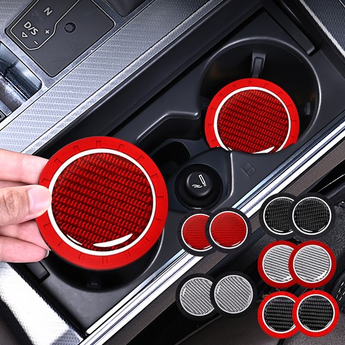 Carbon fiber car water cup - carbon,
