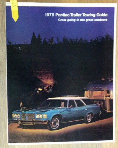 1975 pontiac trailer - 1975, towing