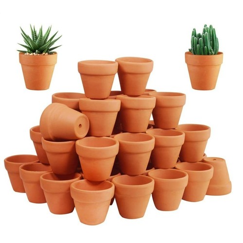 50pcs mini terracotta - 50pcs,