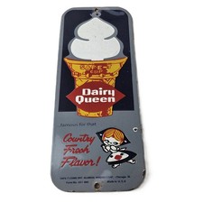 Vintage Old Dairy Queen Sign -