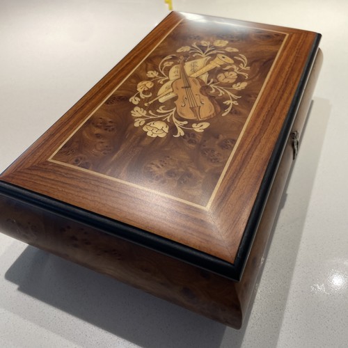 Vintage italian inlaid - vintage, wood