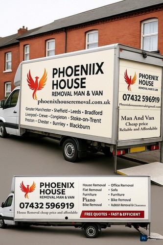Man and van house - man,