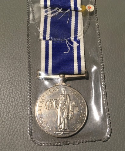 Police exemplary service medal - police,