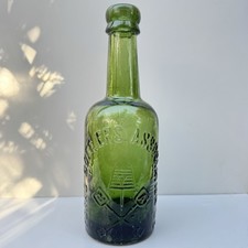 Antique green glass yorks - antique,