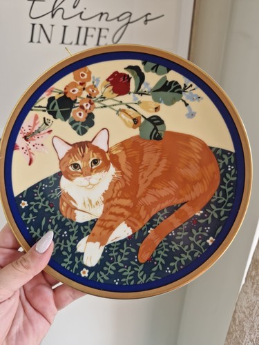 Vintage antique cat porcelain - cat,