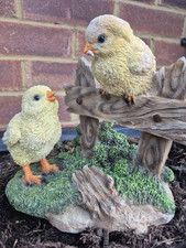 Playful Baby Chicks Chicken Hen Farmlife Garden Ornaments Farm Birds Animals 